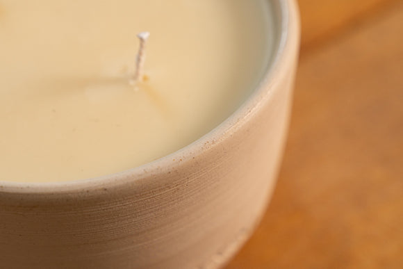 Stoneware Apricity Triple Wick Aromatherapy Candle