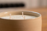 Stoneware Divine Triple Wick Aromatherapy Candle